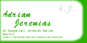 adrian jeremias business card