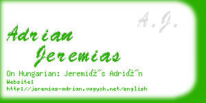 adrian jeremias business card